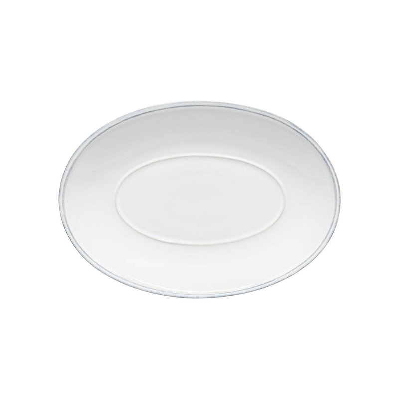 Friso Stoneware Platter, 1.25" H x 12" L x 8.25" W