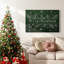 Merry Christmas Holly - Toile tendue avec châssis-1810046388