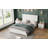 Queen Size Solid Pine Bed Frame With Barn Door Headboard & Under-bed Storage-1505544523