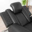 Ensemble de salon inclinable 3 pièces en cuir respirant avec haut-parleur Bluetooth Davarious-107292428