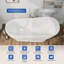Baignoire de trempage autoportante en acrylique avec drain chromé L 67 po x l 31 po