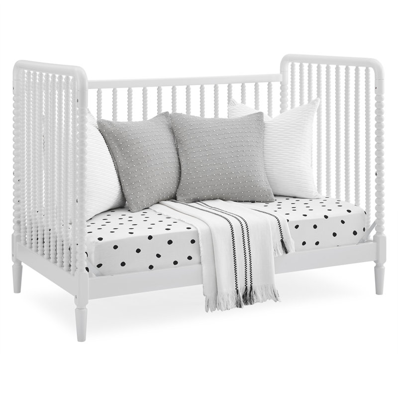 Saint 4-in-1 Convertible Crib, Crib, Bianca White