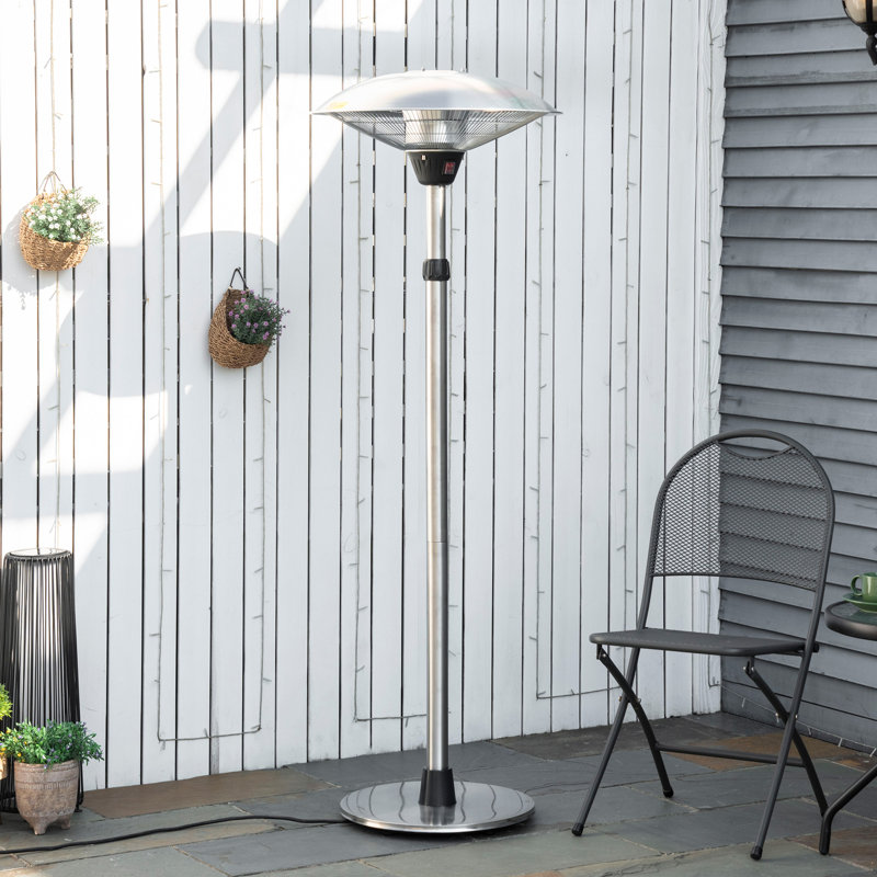 Aleacia Electric Standing Patio Heater