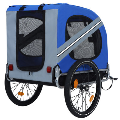 Grande remorque à vélo pliante pour chiens