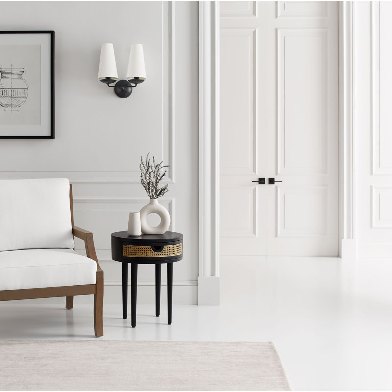 AERIN Fontaine Double Sconce, Aged Iron