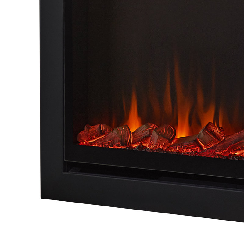 Wall-Mount or Recessed Electric Fireplace by Real Flame, 24.8" H x 65" W x 5.5" D