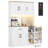 Nyanza 71"H Tall Kitchen Pantry with Power Outlet and Microwave Shelf-1035300371
