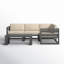 Avion 5 Piece Sectional Set - Black-1426329049-1414264034