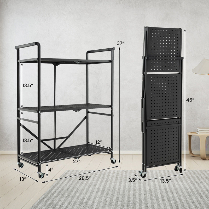 Chariot utilitaire mobile pliable
