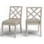 Chaise d'appoint en teck Haley - Huître-38582267-38582250-70064681