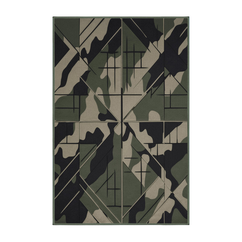 Shadow Flare Rug, Rectangle 4' x 6'