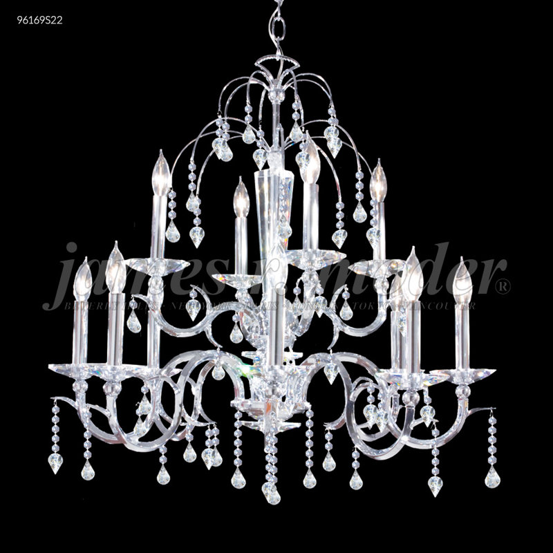 Medallion 12 - Light Dimmable Tiered Chandelier, Imperial