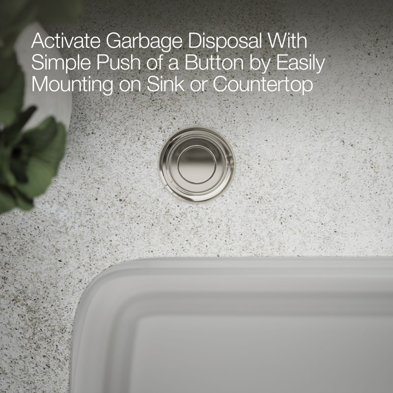 Garbage Disposal Air Switch Kit, Vibrant Polished Nickel