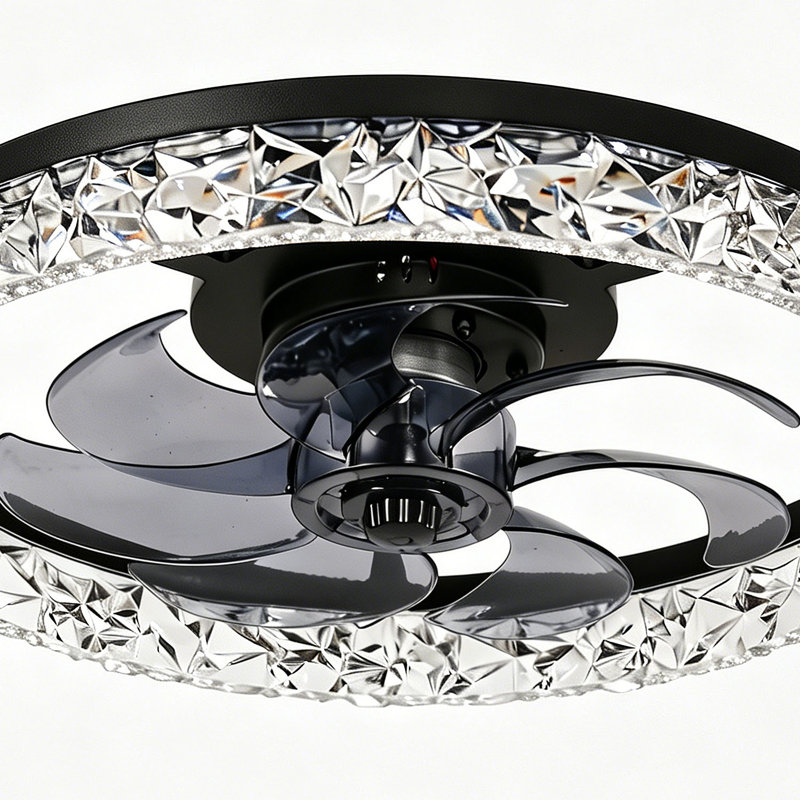 19''(W) Crystal Ceiling Fan