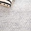 Tapis en laine / chenil / coton touffeté à la main Ulbertus ivoire / gris-552744257