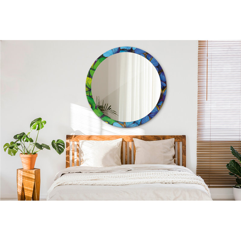 Huldar Glass Flat Wall Mirror