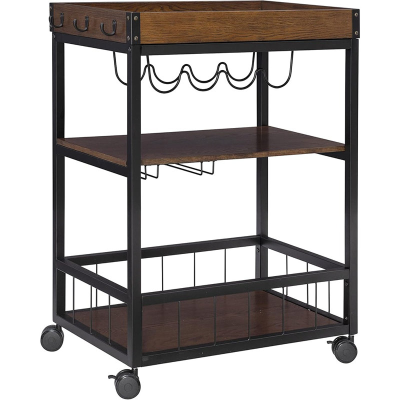 Chariot de rangement pour la cuisine avec roulettes, îlot de cuisine polyvalent et organisateur roulant pour la maison et la salle à manger