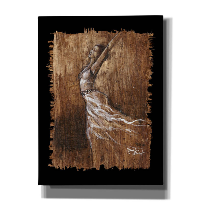 «Graceful Motion IV» par Monica Stewart, H 30 po x l 26 po x P 1,5 po