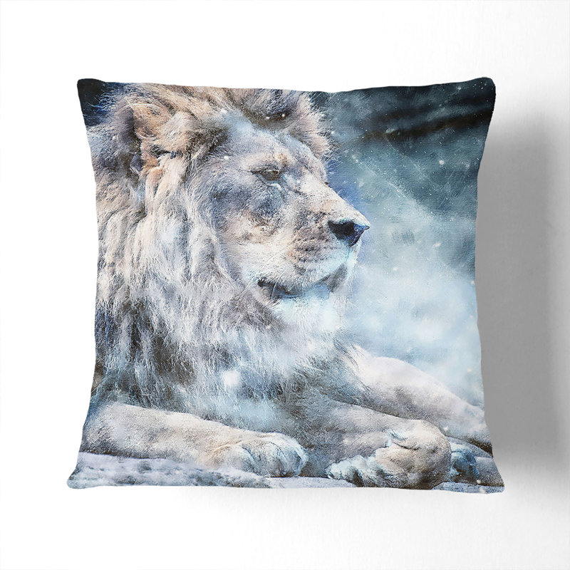 Square Throw Cushion, Stone, 40cm H x 40cm W x 15cm D