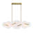 Nuvola Dimmable LED Modern Linear Chandelier-51401408