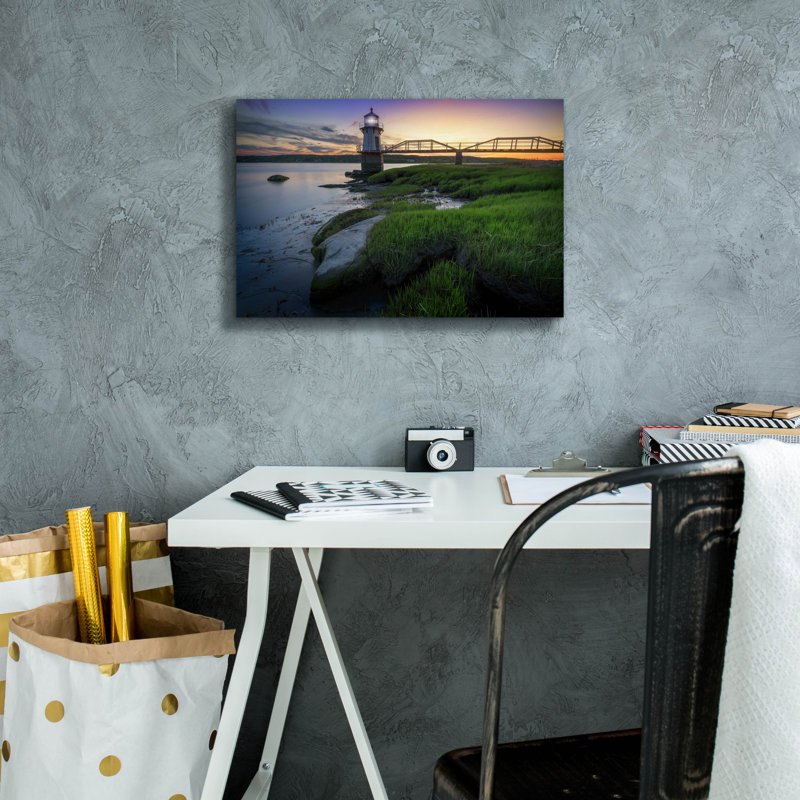 Toile épique Graffiti «Doubler Point At Dusk» par Rick Berk, 18 po x 12 po, H 12 po x l 18 po