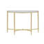 Console demi-lune Bordeaux