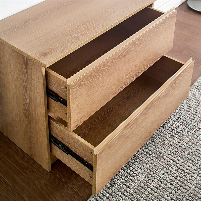Devi Oak Wood Closet System, Oak