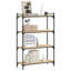 Abdulbasit 120cm H x 30cm W Metal Standard Bookcase-1475694876-1475694875