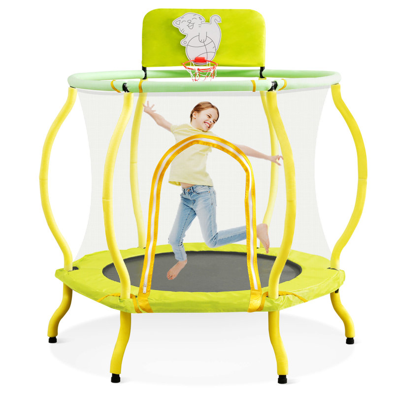 Trampoline de jardin rond 4 pi x 4 pi Creationstry
