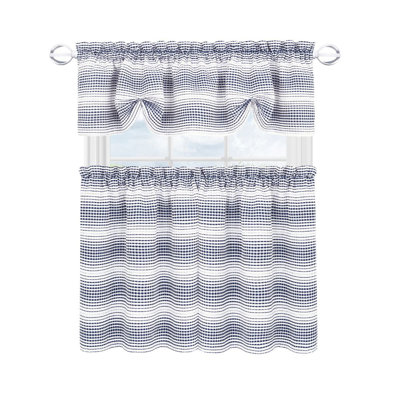 Ensemble de paire de cantonnières horizontales 24 po et cantonnière 14 po Breau