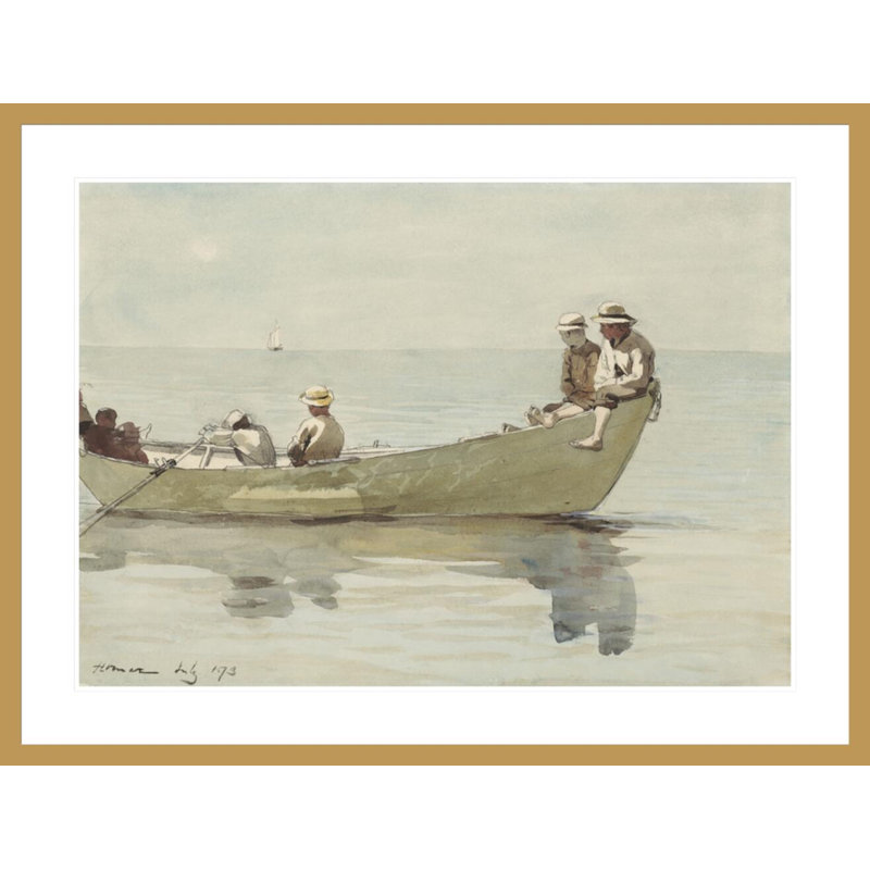 Sept garçons dans un dory (détail) par Winslow Homer, H 31,54 po x l 41,5 po