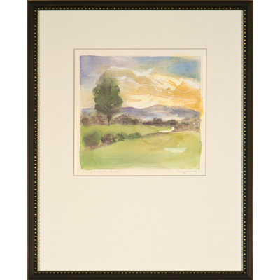 Sun Behind The Park Print by Daughdrill
