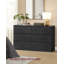 KAILYN Collection - Chest Of Drawers For Bedroom, Storage Organiser Unit With 6 Drawers, 40 X 119.4 X 75 Cm, Modern Style, Ebony-686055462