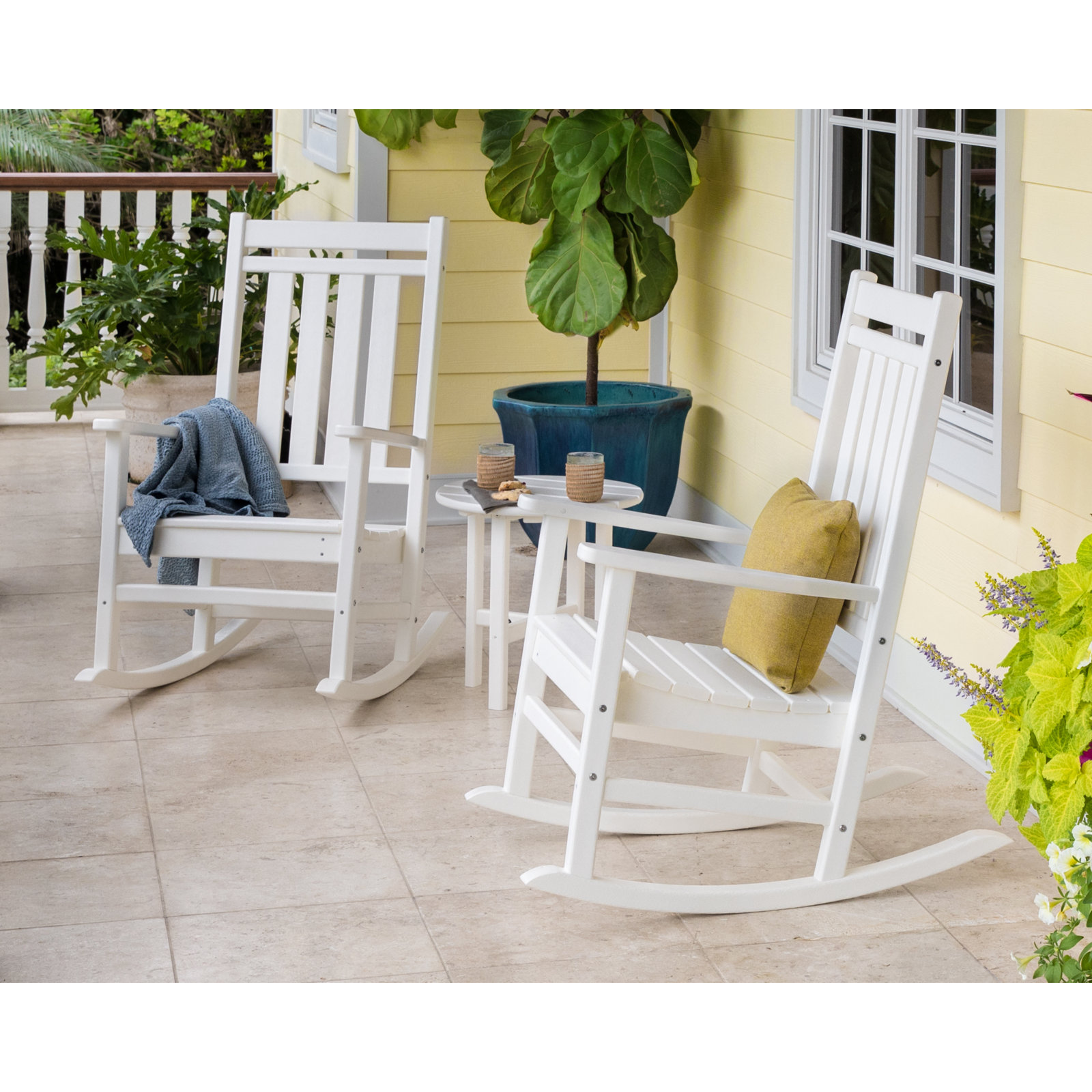 POLYWOOD 2 - Person Seating Group, Black