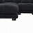 U Shape Cloud Couch With 2 Ottomans-788026004