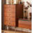 Modern Black Solid Wood Accent Cabinet