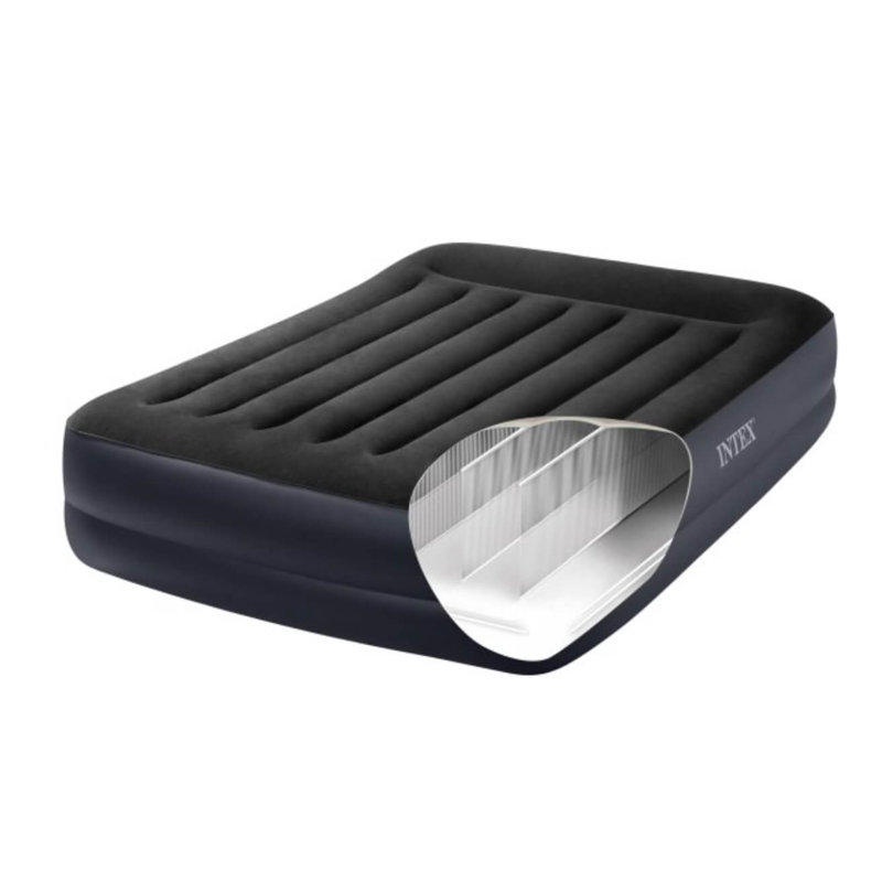  Queen Pillow Rest Raised Airbed with Fiber-Tech Rp