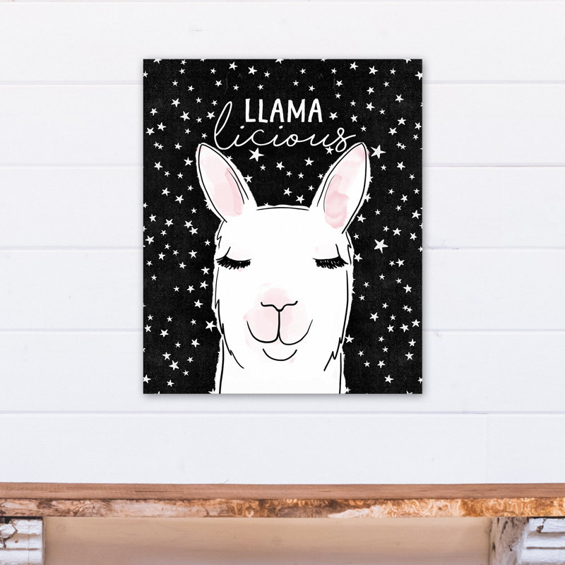 Art sur toile llama licious Sparta, H 24 po x l 20 po x P 1,25 po, Toile tendue