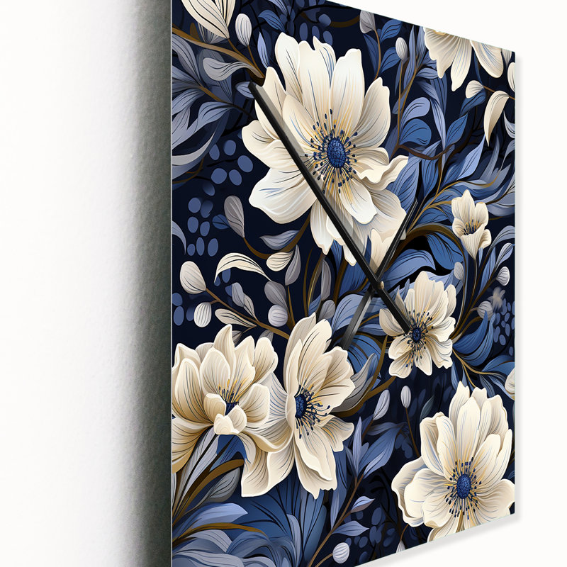 Janal - Horloges murales florales, Petit