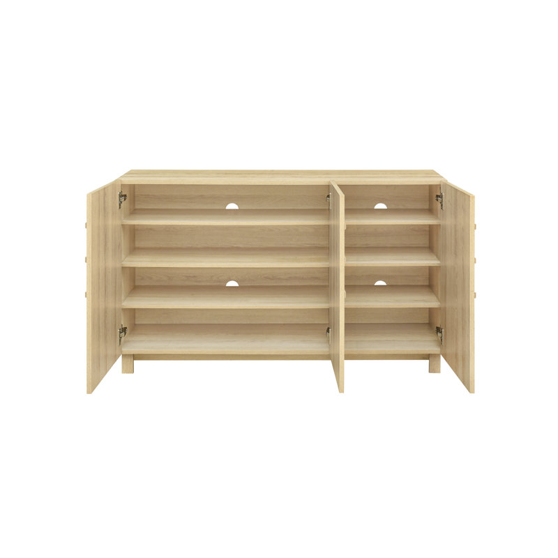 Armoire de rangement pour chaussures Ann, Chêne