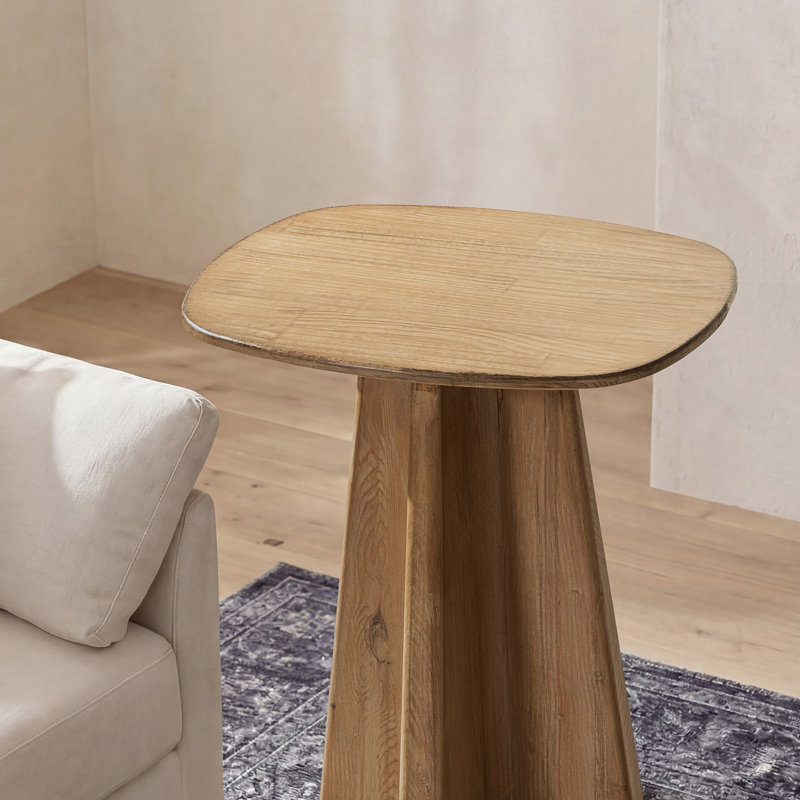 Flory 20" Reclaimed Pine Rectangular End Table
