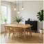 Grande table de bout moderne avec rangement à 32 tiroirs à cannelures noires 32 po-129160735