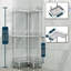 Serviteur de douche en coin-674460485