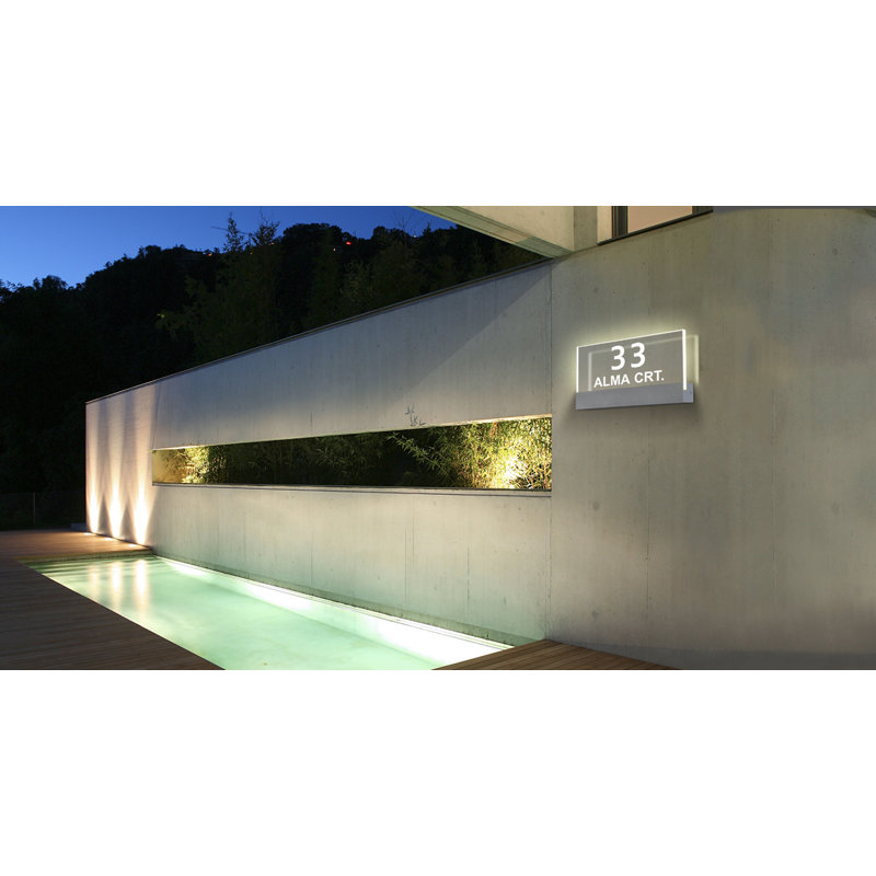Enseigne lumineuse d'extérieur Halpern, série Mariner, H 8 po x l 16 po x P 16 po