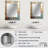 Gold And Orange Leaves In The Breeze II - Leaves Wall Mirror, Traditional Decorative Mirror, Printed Metal Art-317458190
