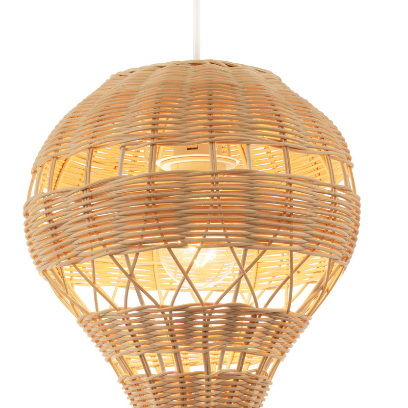 42 cm H Novelty Pendant Shade ( No Direct Attachment Method ) in Brown