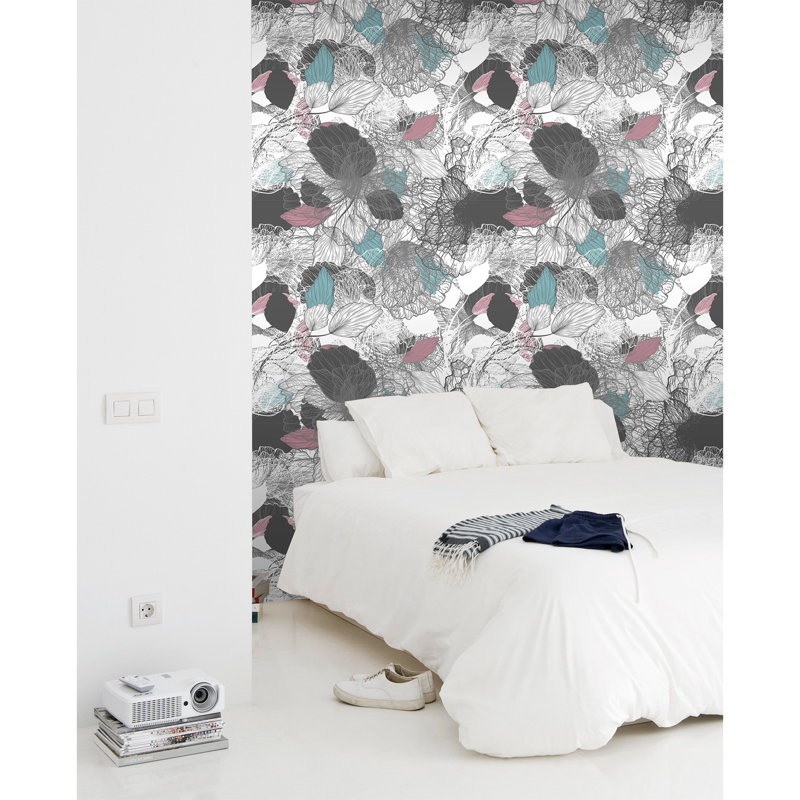 Cathlyn 2.5m x 2.5m Matte Wallpaper Roll, 250 x 250cm