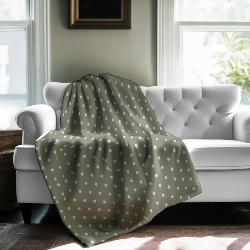 Couverture à motif sherpa gris 1 pièce, L 60 po x L 80 po