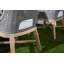 Chaise d'appoint en teck avec coussin Bowker-1290048184