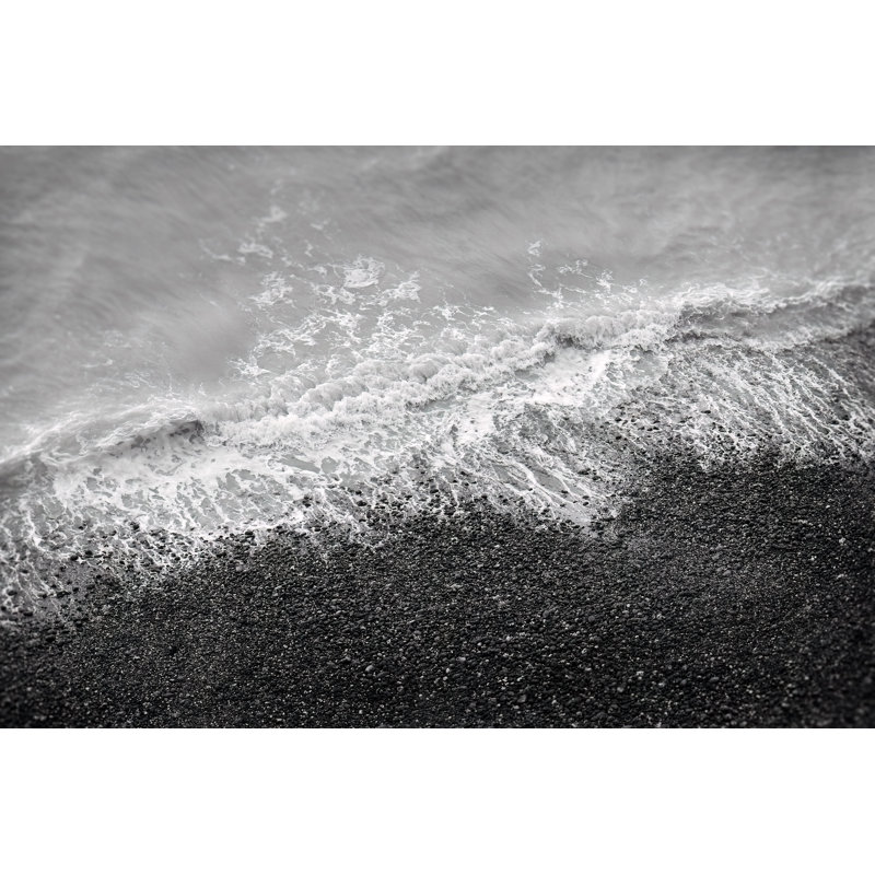 Black Beach, Black, 24" H x 32" W